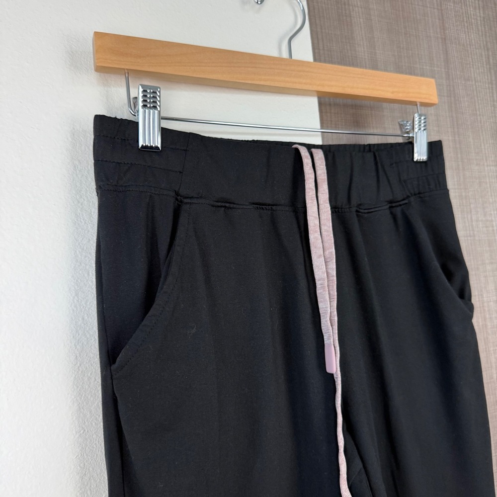 Varley Black Siena‎ Fluid Stretch Jersey Pants Jogger Tapered Size Small - Picture 6 of 13